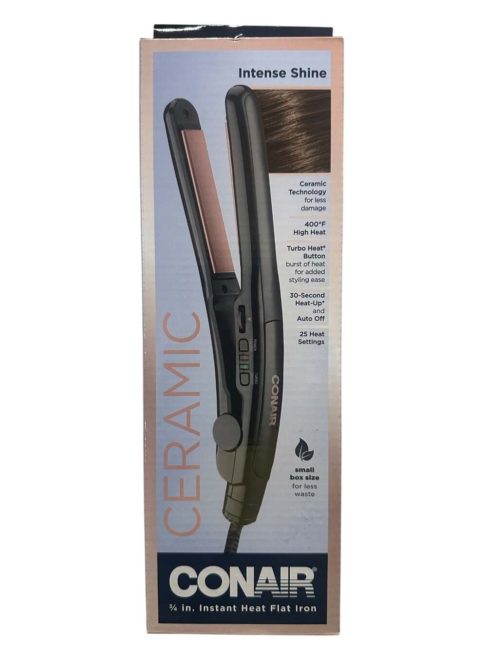 Conair Instant Heat 3/4 inch Ceramic Flat Iron